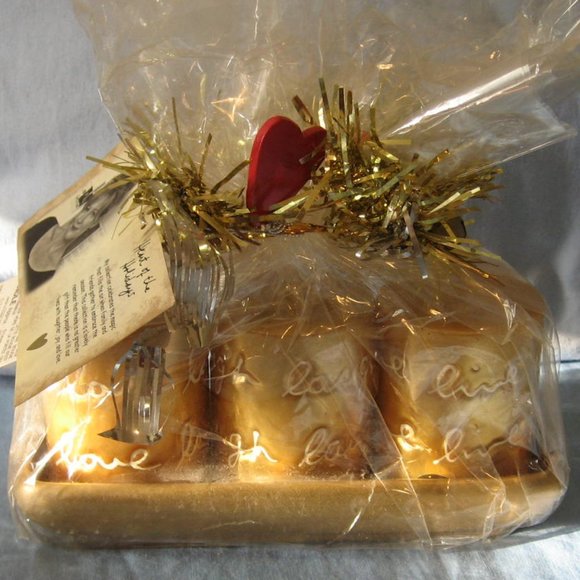 *RARE* Sandra Magsamen Decorative Holiday Candle Set - Picture 5 of 6